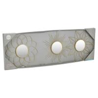 ARISE SHOP- Set de 3 espejos oro decorativos ideal para decoracion casa, habitación y salón  redondos regalos originales para mujer  decoracion pared - details 1