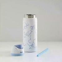Taza de fruta Owlala del mismo estilo, taza térmica de acero inoxidable 304, taza de agua potable doble de gran capacidad, hervidor deportivo portátil - details 1