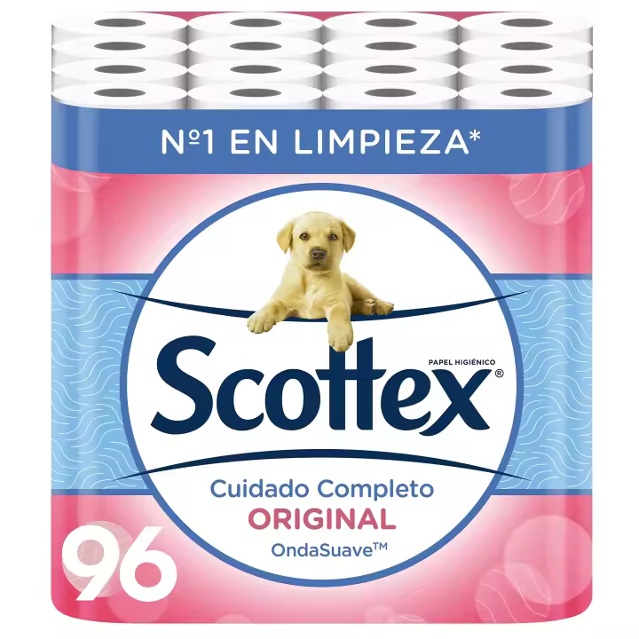Scottex Original Papel Higiénico PACK AHORRO 96 UNIDADES - 1