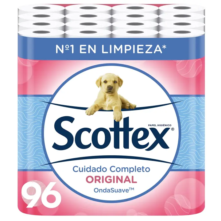 Scottex Original Papel Higiénico PACK AHORRO 96 UNIDADES - 1