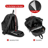 Bolsa De Viaje Para Motocicleta Expandible Impermeable De Gran Capacidad Con Compartimento Para Laptop Y Casco Bolsa De Hombro Para Ciclismo - details 24