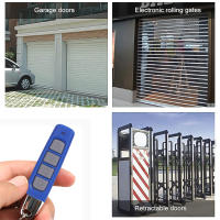 Control Remoto De Puerta De Garaje Eléctrica 433MHz Duplicador De Código Universal 4 Teclas Transmisor Para Luz Y Cortinas Automáticas - details 4