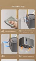 Caja De Papel Toalla Para Baño Sin Necesidad De Perforación Resistant Al Agua - details 8