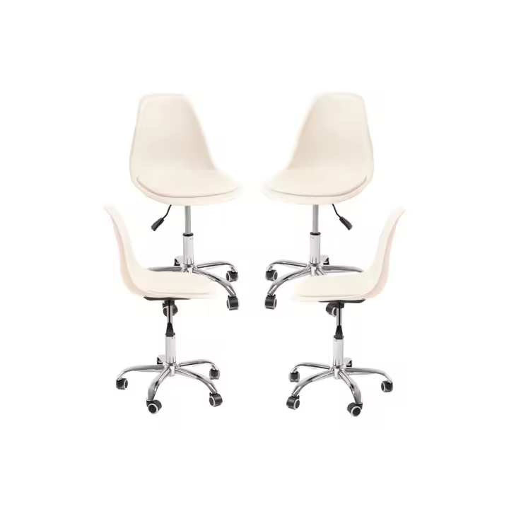 Pack 4 Sillas Dami Office - Beige - 1