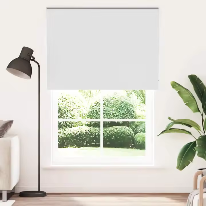 Estor Enrollable Opaco Blanco 145x210 cm Tela Ancho 141,6 cm - 1