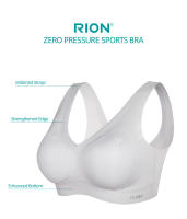 RION Top Deportivo Para Mujer Sujetador De Gimnasio Fitness Con Relleno Crop Top Sin Costuras Para Yoga Sujetador Sin Aros - details 7