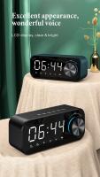 BIT Reloj despertador con Radio Digital, altavoz con Bluetooth, pantalla LED de hora y alarma y superficie de espejo para escritorio - details 4