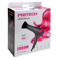 PRITECH Secador de pelo Profesional 2000W con Aire Caliente y Frio 2 Nivel de Fuerzas con Motor Poderosa Pro, Hair Dryer de alta Potencia Para un Secado Rapido Con un Boquilla Difusor Concentradora, Diseño Elegante. Filtro Extraible, longitud de cable 2m - details 0