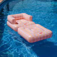 Flamingueo Colchoneta Piscina - Hinchables Para Piscina, Pool Float, Colchoneta Piscina Adultos, Accesorios Piscina, Playa, Camping, Colchoneta Playa, Cama de Agua, Piscina Hinchable (205x140x25cm) - details 8