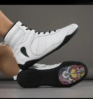 Zapatos De Lucha Profesional Para Hombres Y Mujeres Antideslizantes Y Transpirables Con Suela De Goma Resistente Al Desgaste Para Gimnasio Y Entrenamiento De Boxeo - details 9
