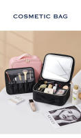 Estuche De Maquillaje LED Con Espejo Y Luces Capacidad Grande Sensación Premium Estuche De Luxo Para Cosméticos Estilo Inglés - details 14