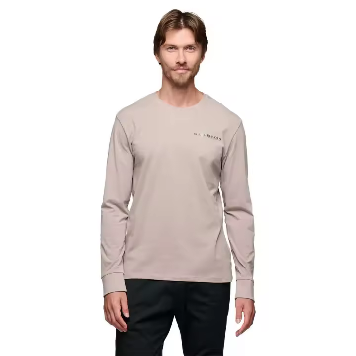 Black Diamond Camiseta De Manga Larga Heritage Wordmark - 1