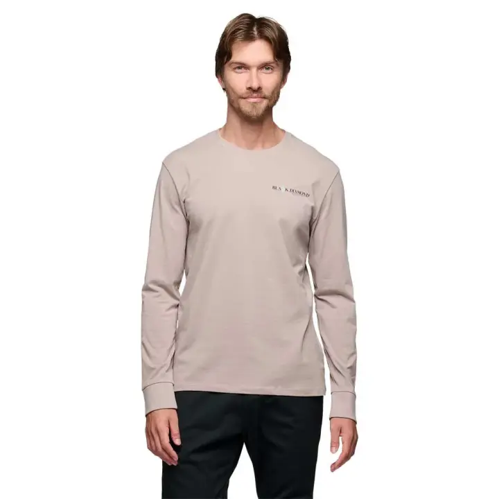 Black Diamond Camiseta De Manga Larga Heritage Wordmark - 1