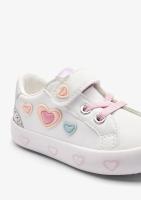 Zapatillas Corazones Blancas / Rosas - Conguitos - details 1