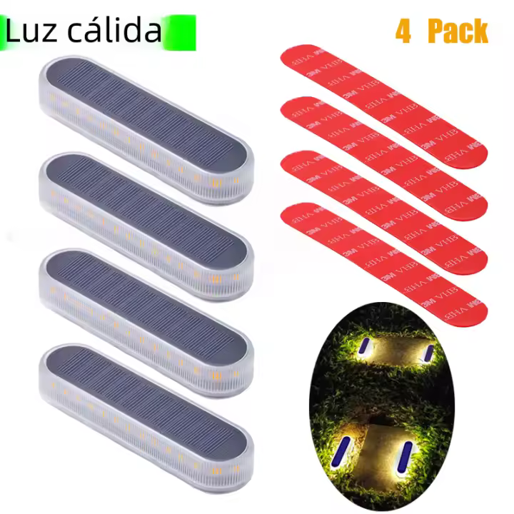 Lámpara Solar LED de 30 Luces para Jardín al Aire Libre Luz Debajo del Suelo para Decoración de Jardín Especial para Acampar Forma de Luz Solar Luminosa Fluxo Sensorial - 1