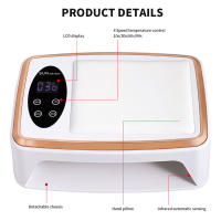 Lámpara LED UV Para Uñas Con 4 Tiempos Y Sensor Automático Lámpara Profesional De Secado Rápido Para Uñas De Gel Para Salón De Uñas Y Hogar - details 1