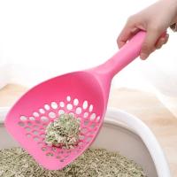 Nueva Cuchara De Limpieza Para Gatos De Plástico Colorida Y Duradera Con Agujero Redondo Herramienta De Aseo Para Mascotas Vacia Y Sólida - details 3