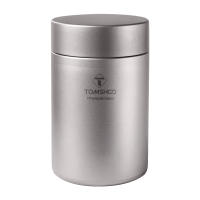 Caja De Té De Titanio Tomshoo Mini Estuche De Alimentos Portátil Ultraligero Para Café Y Especias 35/80/120/200/300ml - details 0