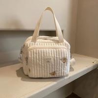 Bolso De Mujer Para Bebé Con Estilo De Oso Lindo Algodón Cierre De Cremallera Organizador De Camas De Bebé Bolsa De Mano Para Embarazo Y Pañales - details 4