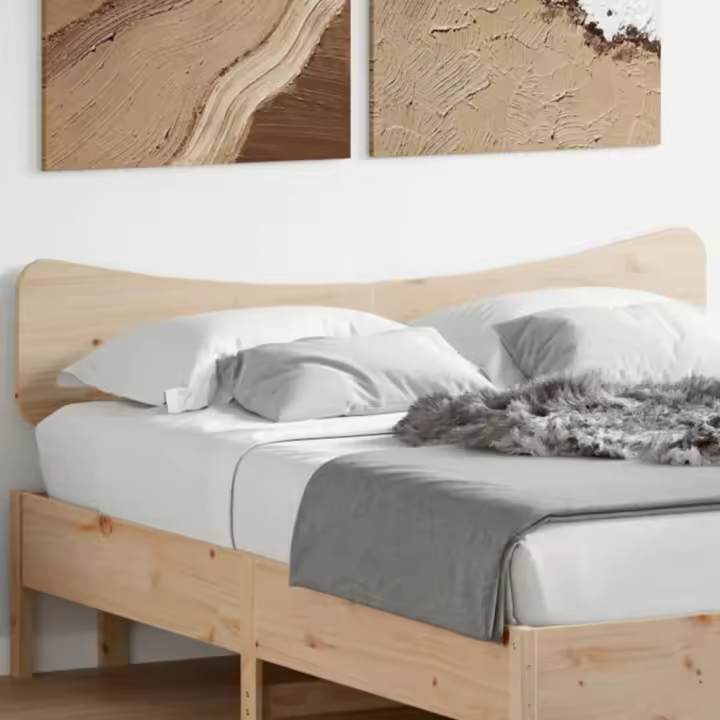 vidaXL Cabecero de madera maciza de pino 150 cm - 1