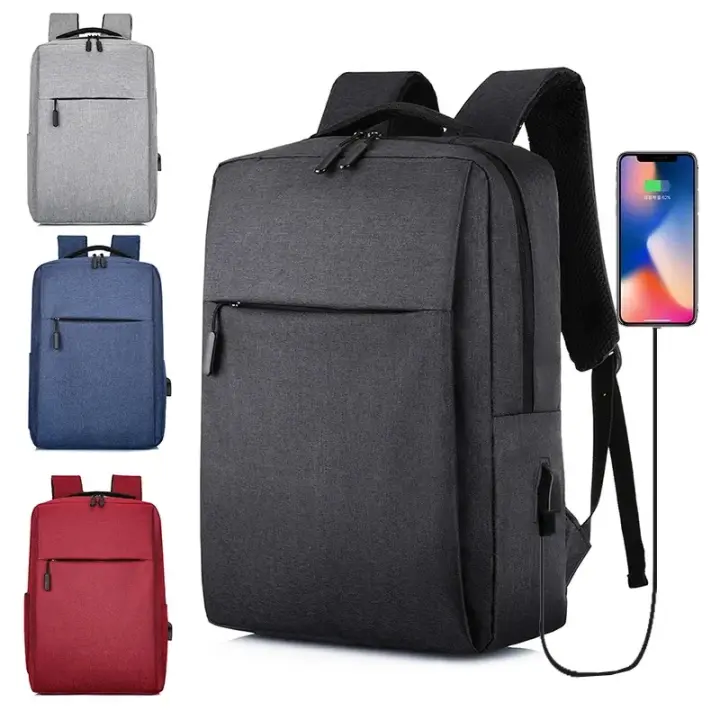 Nueva Mochila Versátil 2024 Con Cargador USB Impermeable Para Negocios Y Escuela Con Portátil Incluido Material De Nylon - 1