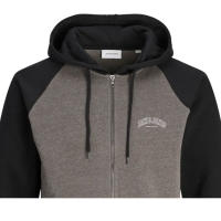 Jack & Jones Hombre Sudadera con Capucha y cierre cremallera Mod JJALVIS logo estampado Moda Casual Informal REF 256847 - details 8