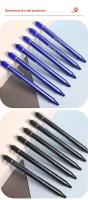 Juego De Bolígrafos Gel Retráctiles Con Recambios 0.5mm Punta Bola Tinta Negra Azul Borrable Con Eraser Integrado Para Exámenes Y Oficina - details 5