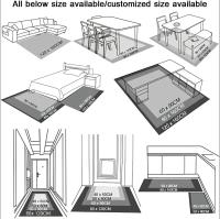 Carpetas De Veludo Cristal Modernas Y Minimalistas Con Estampado Rayado Para Escritorio De Comedor Estudio Sillón Resistente a La Suciedad Para Dormitorio Y Oficina - details 22