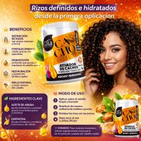Gota Dourada – Activador de Rizos con Aceite de Argán y Queratina para Cabello Rizado 1kg - details 1