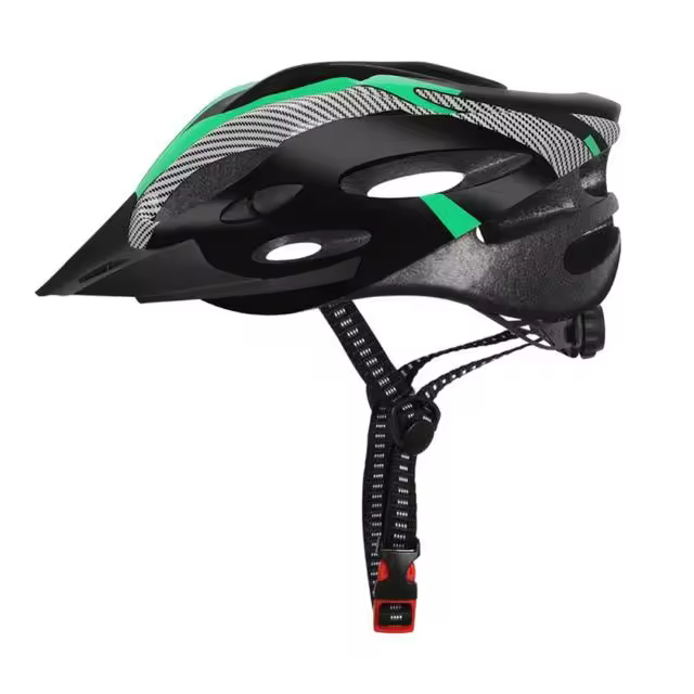 Casco De Bicicleta De Fibra De Carbono Textura Para Adultos MTB Mountain Bike Seguridad Equipo Ciclismo Moto Sombrero Caps Hombre Mujer EPS Espuma - 1