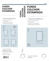 Almeritex 2000 Funda colchon Estanpada para cama, Con Cremallera en L - cama de 90-105-135-150 - details 0