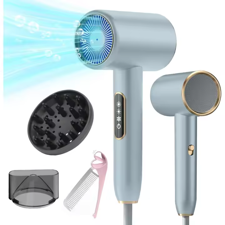 2400W Ionic Melo, Profesional Pantalla LCD 3 Ajustes de Temperature, 2 velletiades - 1