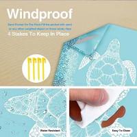Manta de picnic con diseños - Impermeable, plegable y portátil para camping, playa y actividades al aire libre (poliéster resistente) - details 5
