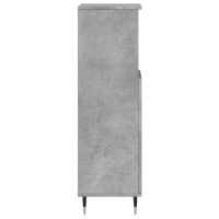 vidaXL Armario de baño madera contrachapada gris hormigón 30x30x100 cm - details 3