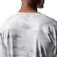 Camiseta De Hombre De Talla Grande Con Manga Corta En Negro Y Malla Fitness Camuflaje Ropa De Gimnasio Suelta Y Confortable Para Verano - details 9