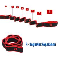 Cinturón De Estiramiento De Yoga Con Bandas De Resistencia Para Adultos Alta Elasticidad Multi-segmento Para Fitness Y Ejercicios De Estiramiento - details 2
