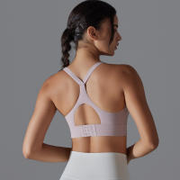 Sujetador deportivo con espalda descubierta para mujer, ropa interior de entrenamiento con hebilla ajustable para correr, Fitness, gimnasio, Bralette acolchado, ropa deportiva - details 25
