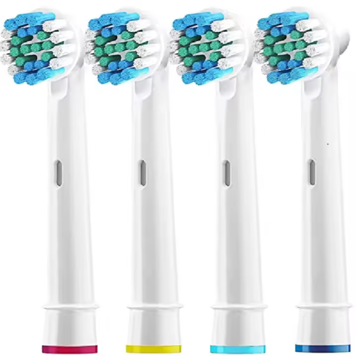 4 Pcs/Pack Electric Toothbrush Replacement Head Soft Dupont Bristle Tooth Brush Heads For Oral B Toothbrush Nozzles SB-17A - 1