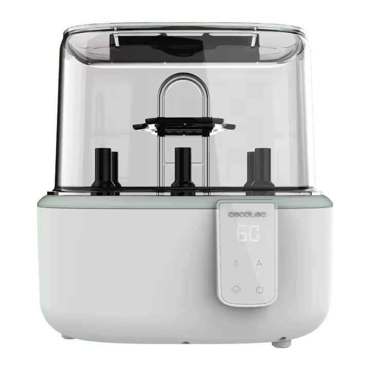 Esterilizador Digital Nana BabyCare para 6 Biberones en 8 Minutos Libre de BPA y Seguro para Alimentos - 1