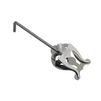 atril marcha super trompeta, curvado cromado - 1