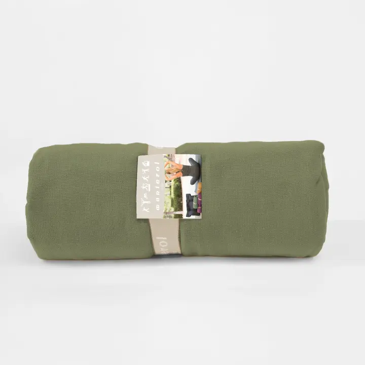 Manterol - Toalla rizo de gimnasio algodón yoguis. Tejido 100% algodón, liso por un lado, rizo por el otro y acabado en flecos. Super ligera y absorbente. - 1
