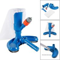 Aspirador de piscina, mini aspiradora de piscina manual, herramienta de limpieza de piscina con cepillo/conector rápido/bolsa de malla, aspiradora para piscina de spa - details 2