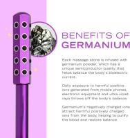 Herramienta de masaje de Belleza facial uplifting with Piedra de germanio/rodillo/varita para la piel - details 2