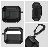 Funda Protectora Para Apple Airpods pro 1er 2do Generación Con Cierre Seguro Y Llavero Funda Rígida Para Airpods 3 2 1 - details 3