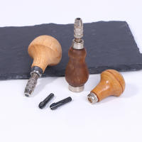 Juego De Herramientas De Joyería 1Pc Pin Vise Con Manija De Madera Y Rosca Herramienta De Girar Hilo Para Trabajo De Joyería - details 1