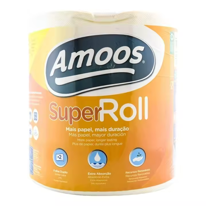 Rollo Papel Cocina Extra Absorbente Alta Calidad- 6 Rollos - - 1