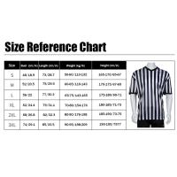 Uniforme De Arbitro Para Hombres Camiseta De Cuello V Manga Corta Polyester Ropa Deportiva Para Fútbol Baloncesto Entrenamiento - details 0