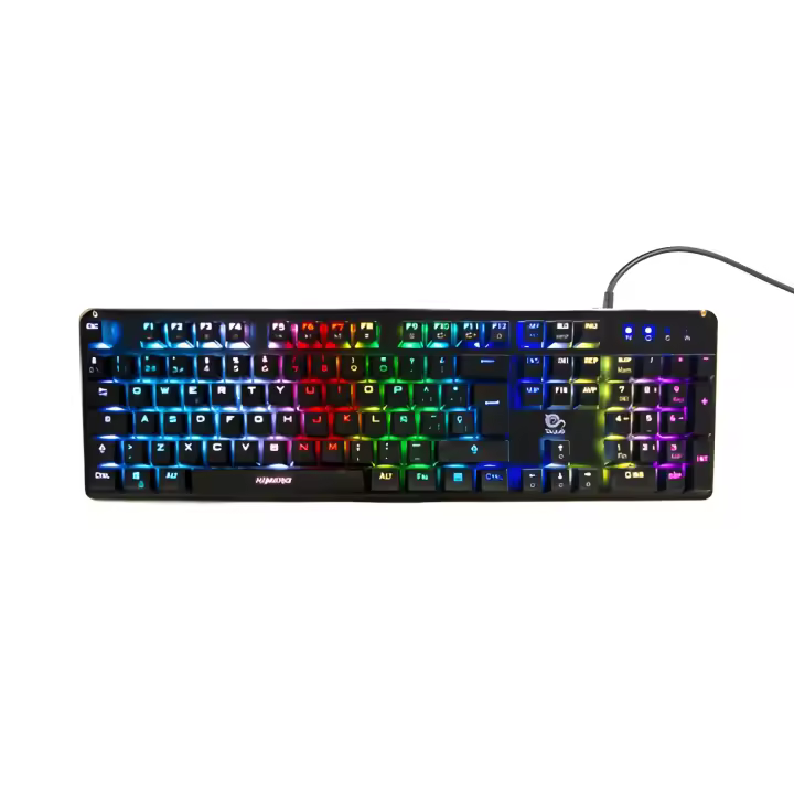Talius gaming teclado mecanico usb - teclas kaihl azul - iluminacion led rgb - antighosting - cable de 1.80m - color negro - 1