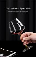 Juego De 2 Cristales De Lujo Para Vino Tinto Y Champán Vidrio Transparente Ecológico Para Fiestas Y Uso Diario - details 3