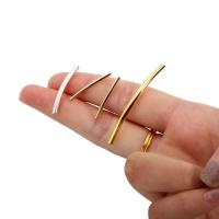50-100Pcs/Lot Conectores De Tubo De Curva Dorado De Cobre Para Creación De Joyas Accesorios Para Pulseras Y Collares DIY Diámetro 25-30mm - details 5